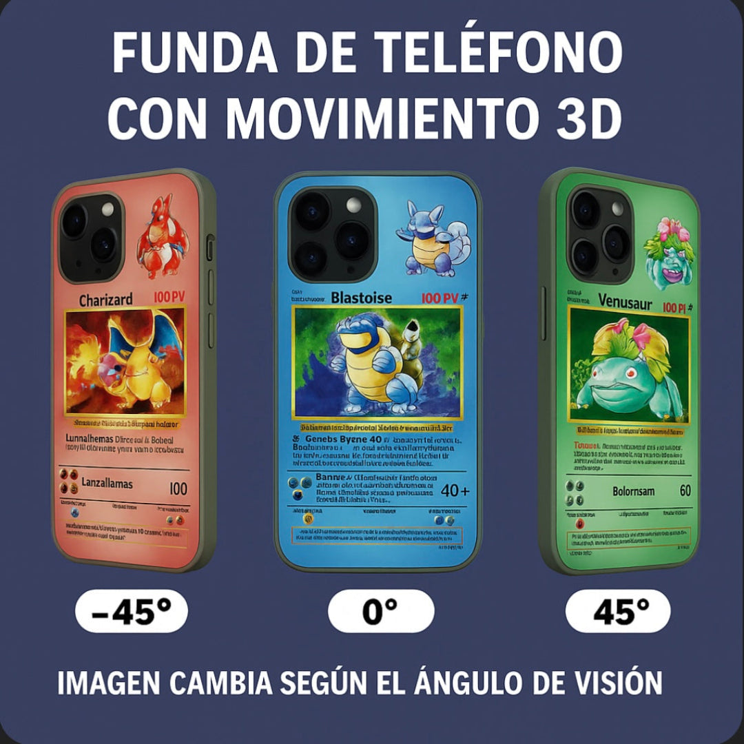 Funda 3D pokemon